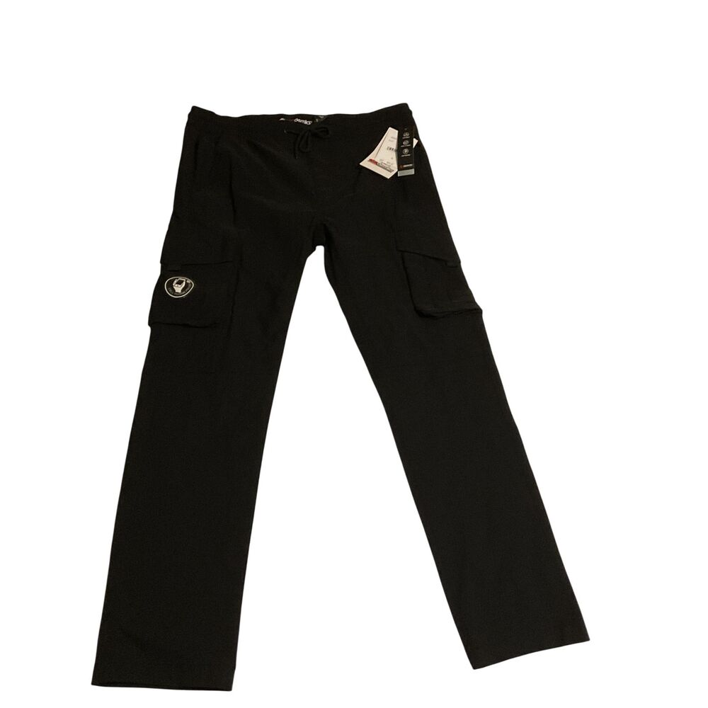 Akademiks XL Gray Cargo Pants with Stretch Drawstring